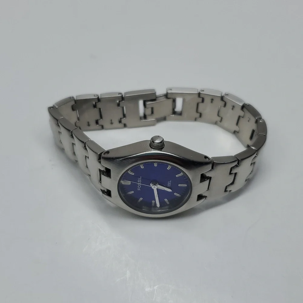 Blue Fossil Steel FS2532 Solid Stainless Steel Watch